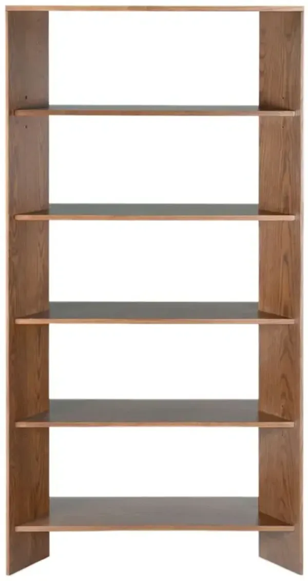 Tornyn 5-Shelf Bookshelf - Brown
