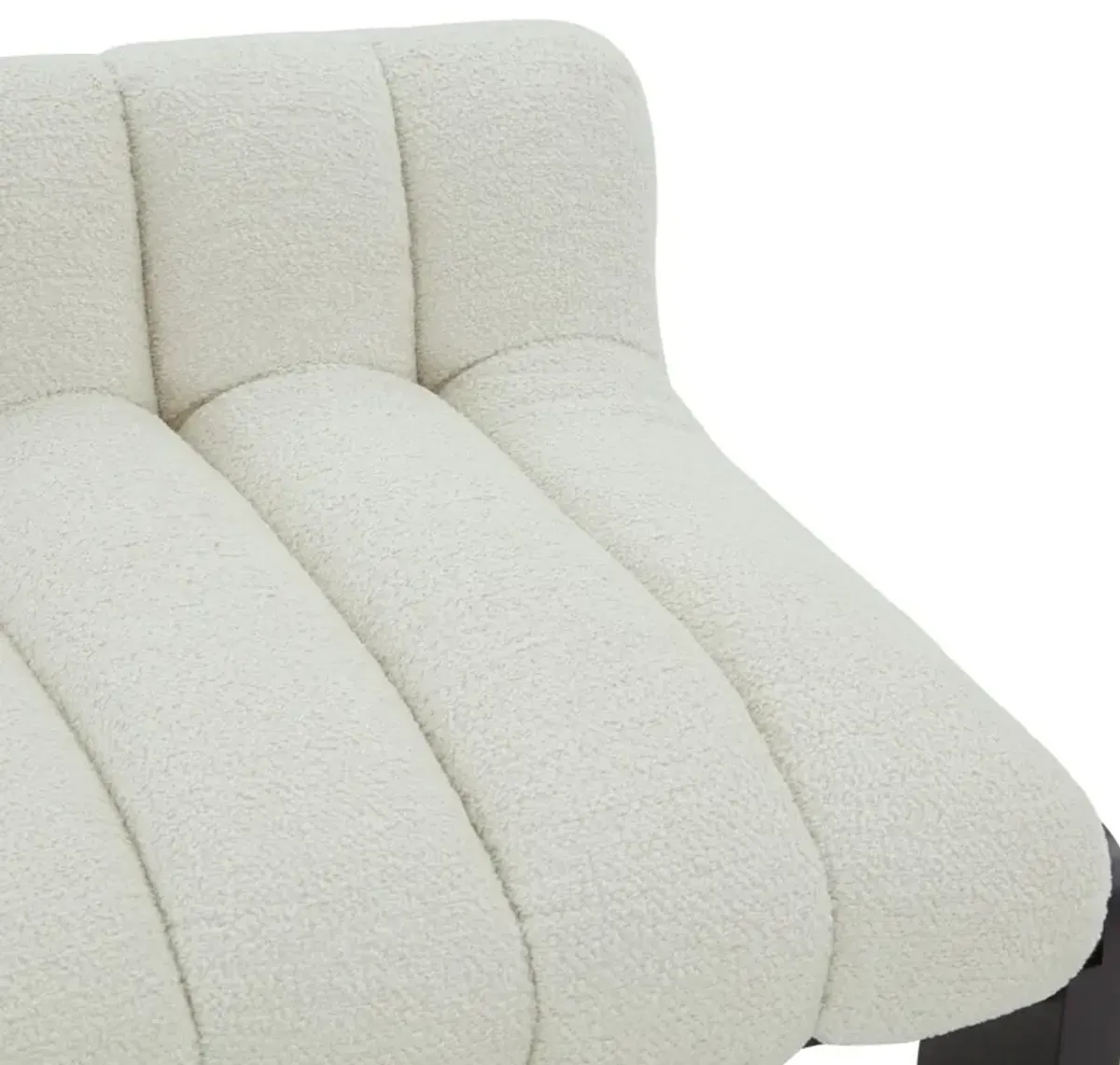 Teyrine Boucle Barstool - Black
