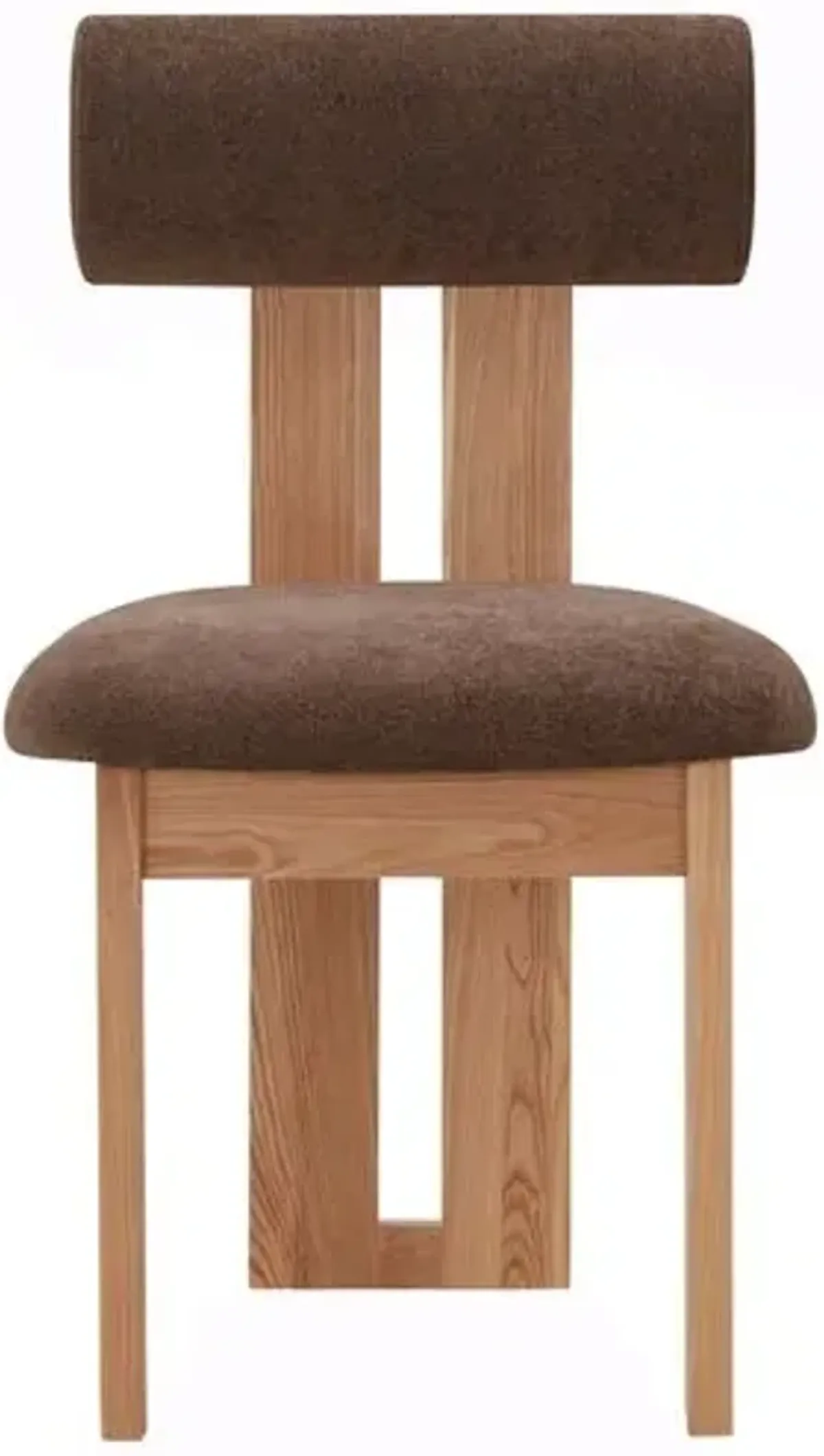 Oriel Boucle Dining Side Chair - Brown