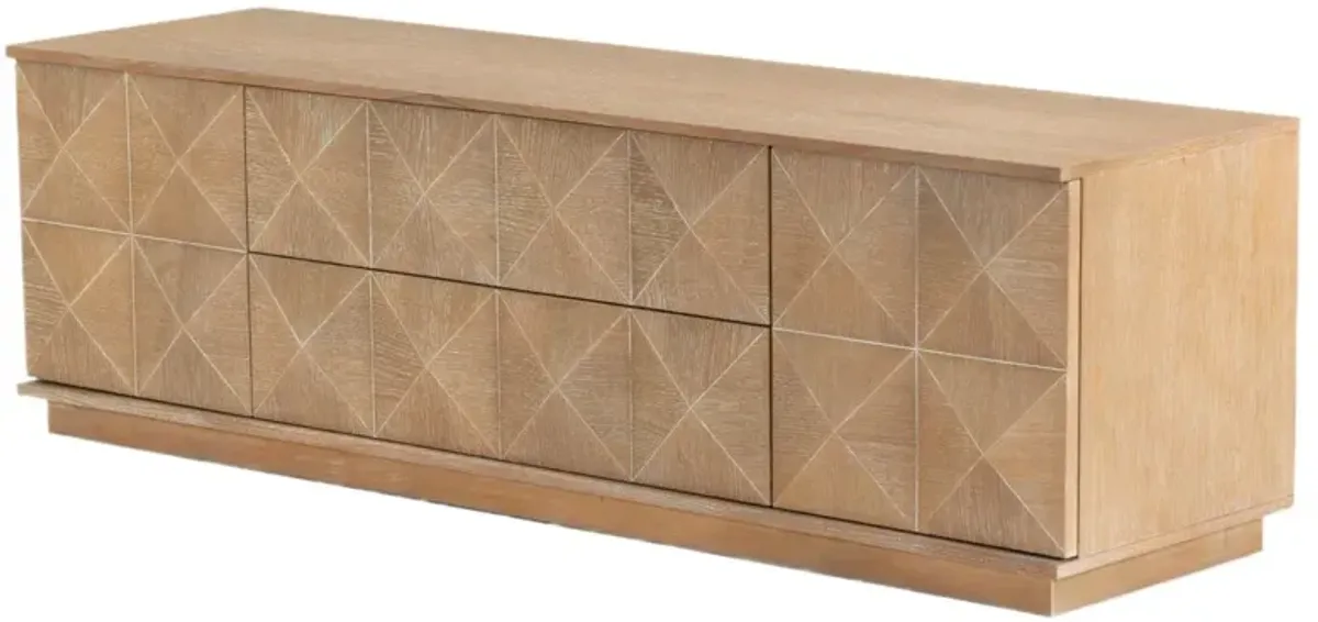 Rivenan 2-Door 2-Drawer Media Stand