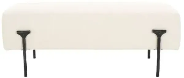 Adricksen Boucle Bench - Black