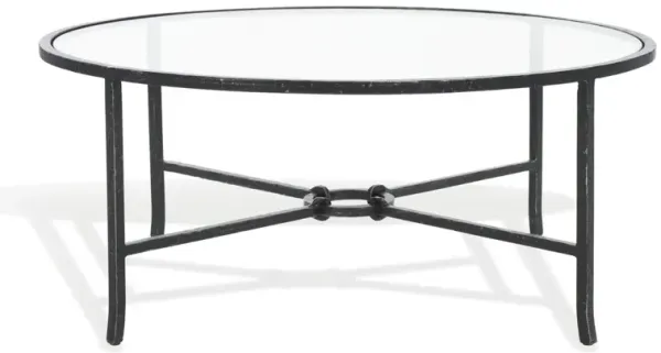 Novanan Forged Iron Round Coffee Table