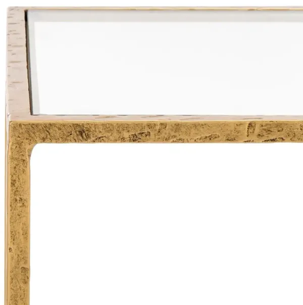 Novanan Forged Iron Square Accent Table