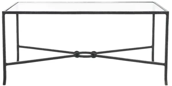 Novanan Forged Iron Rectangle Coffee Table