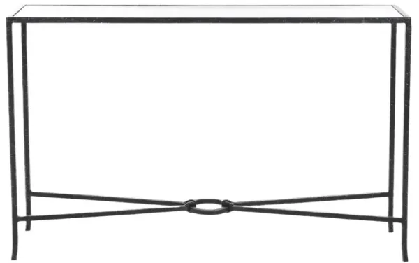 Novanan Forged Iron Rectangle Console Table