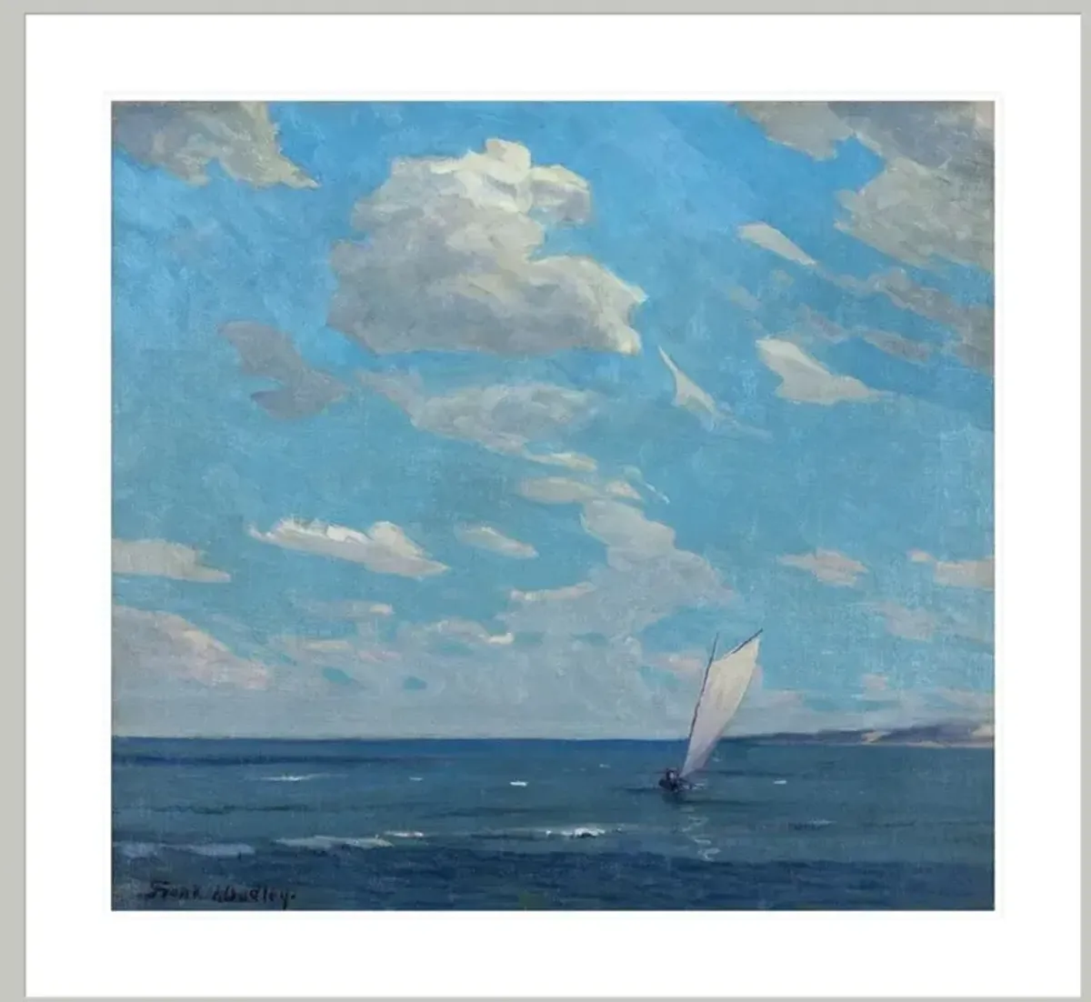 Off Duneland Shores by Frank V. Dudley Framed Print