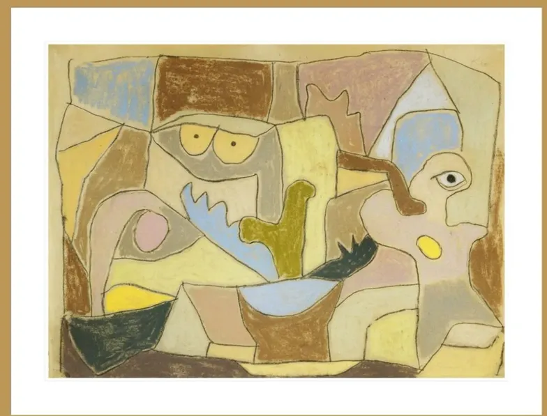 ...True Also for Plants by Paul Klee Framed Print