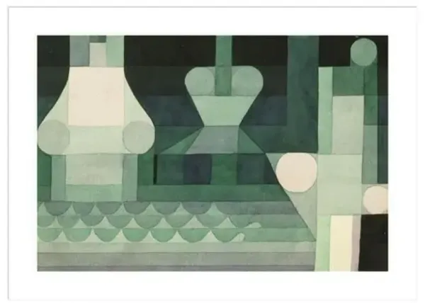 Floodgates by Paul Klee Framed Print - 1000Museums - White