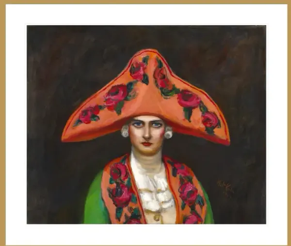 Three-Cornered Hat by Walt Kuhn Framed Print