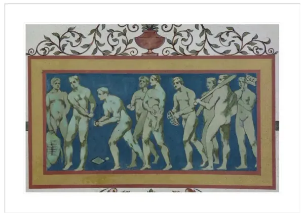 [Mural depicting baseball by Frederic C. Martin.] by Carol M. Highsmith Print