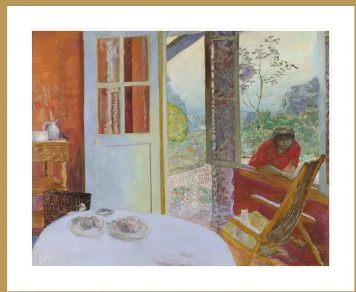 Dining Room in the Country by Pierre Bonnard Framed Print