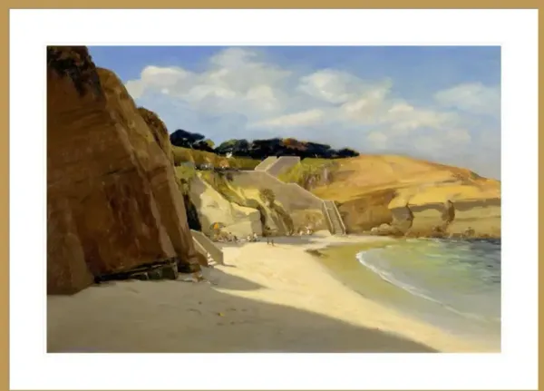 La Jolla Cove by Alfred Richard Mitchell Framed Print