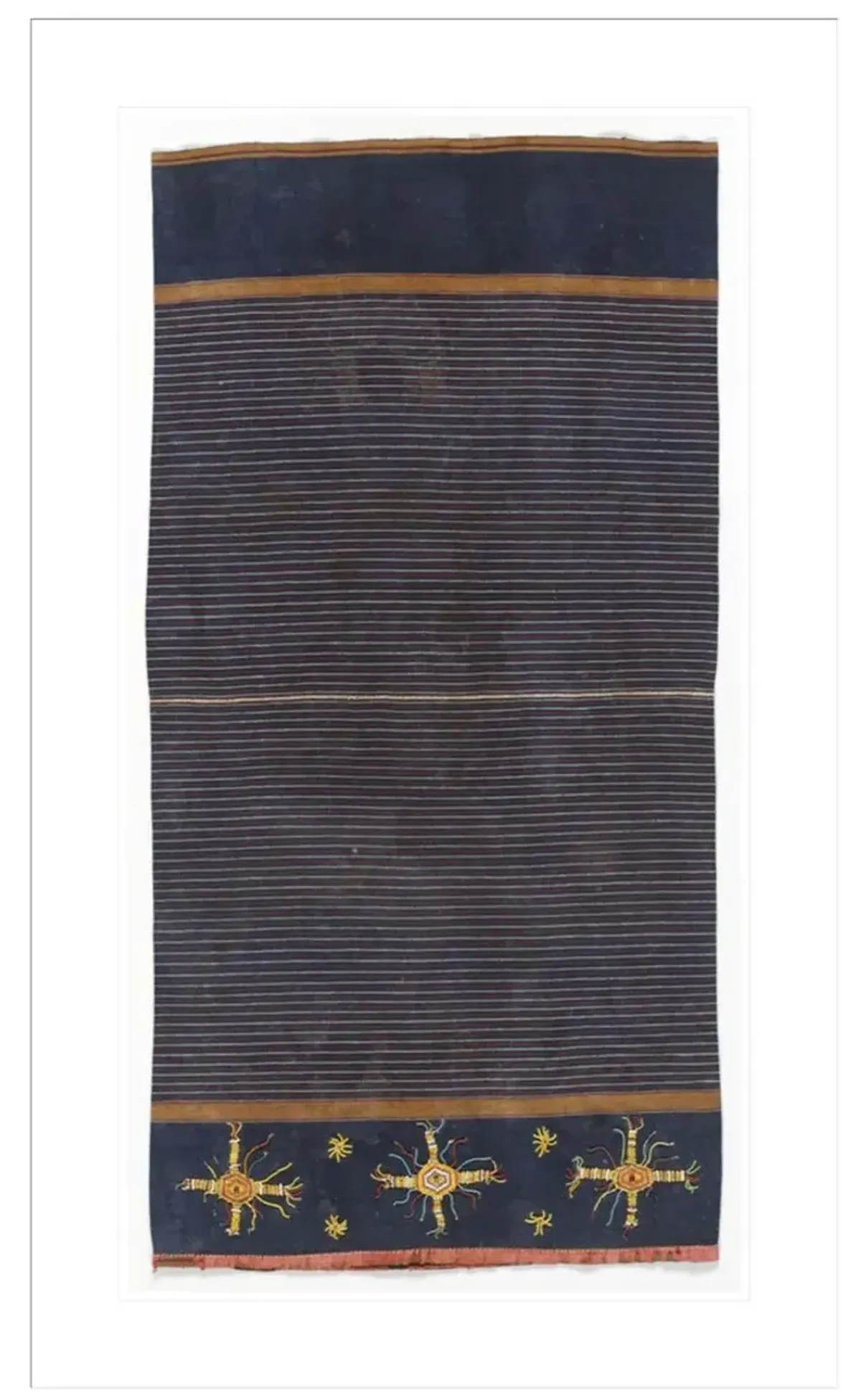 Woman’s Ceremonial Sarong (Lawo Butu) by  Framed Print