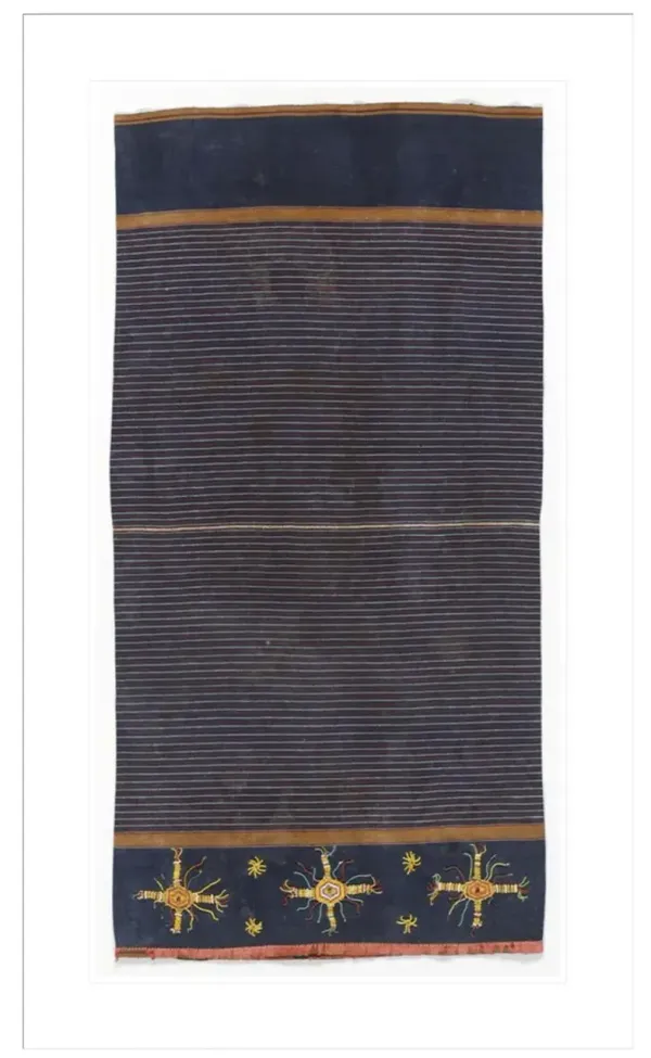 Woman’s Ceremonial Sarong (Lawo Butu) by  Framed Print