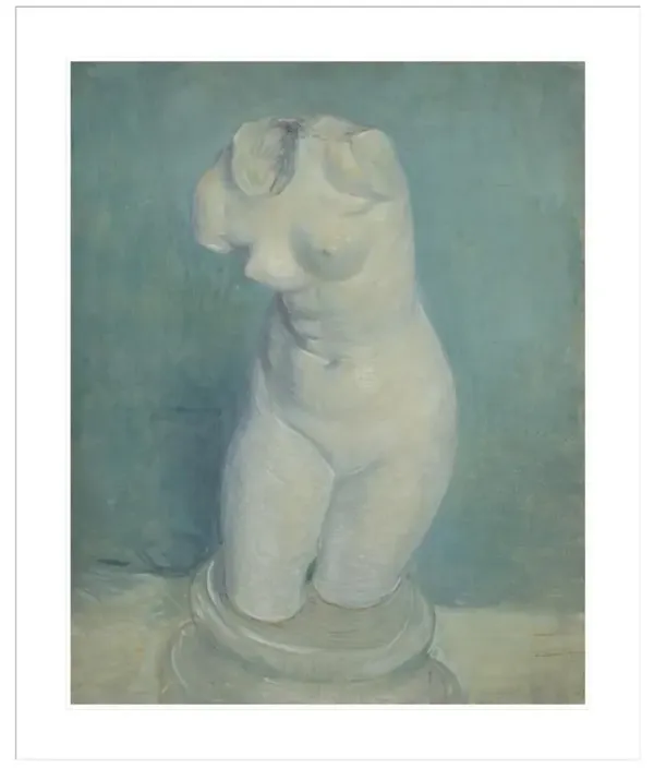 Plaster Cast of a Woman's Torso by Vincent van Gogh Framed Print
