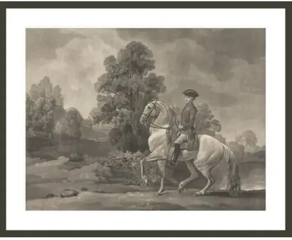 The Right Honourable Lord Pigot Governor of Madras. by Benjamin Green Print - 1000Museums - Black