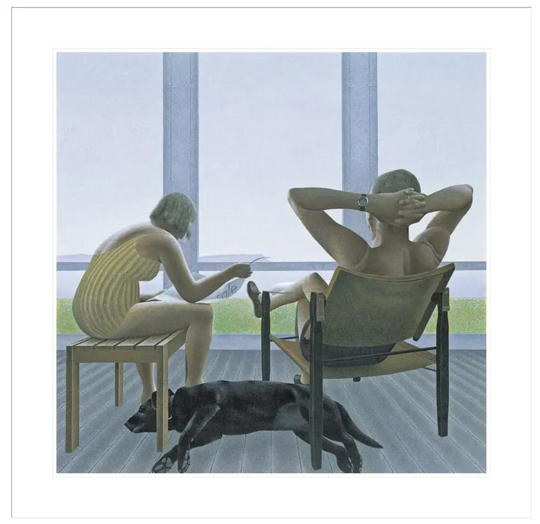 Veranda by Alex Colville Framed Print