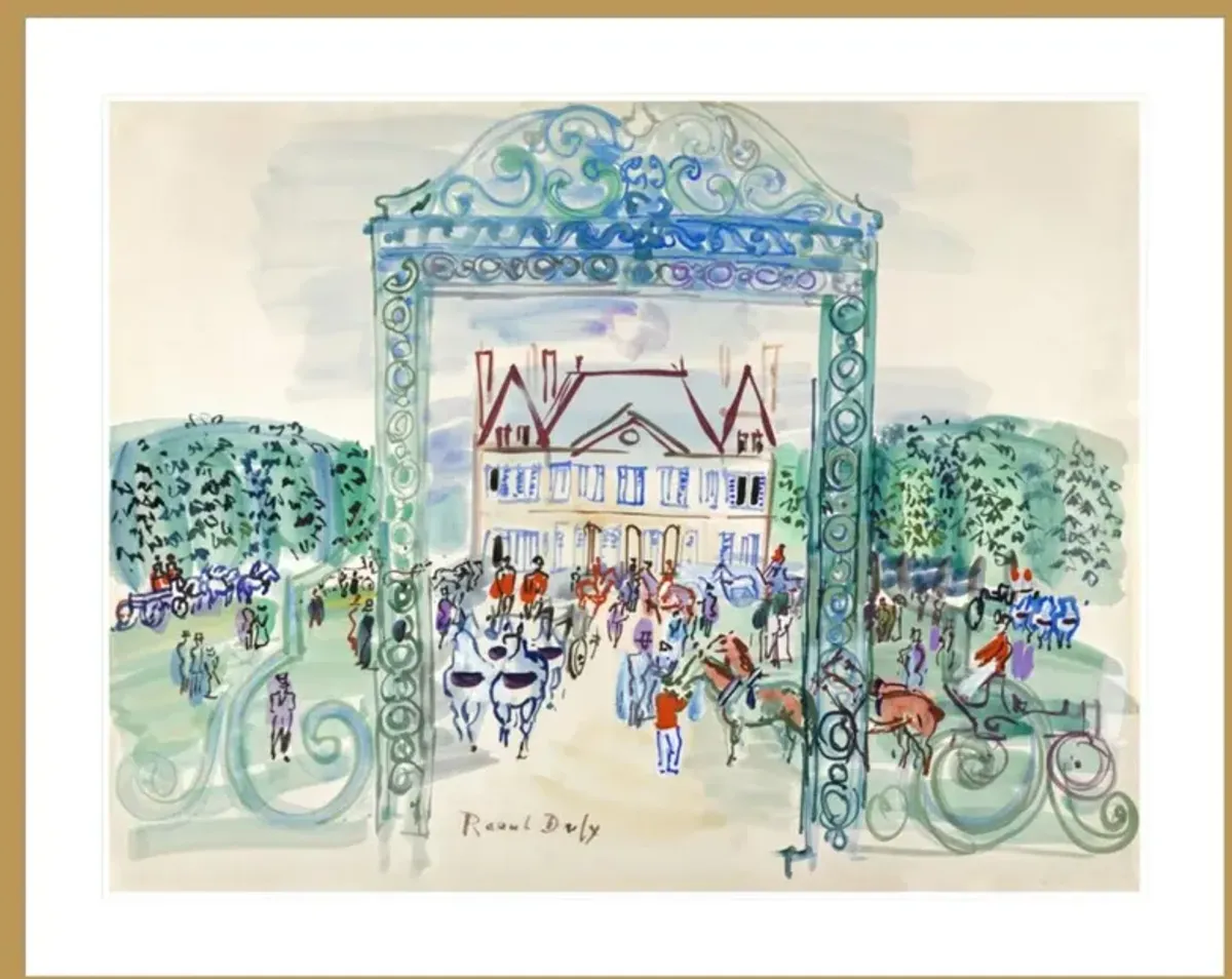 Le Haras du Pin by Raoul Dufy Framed Print