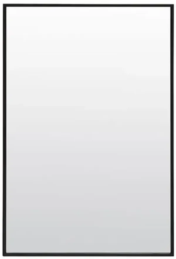 Varin Iron Wall Mirror - Black