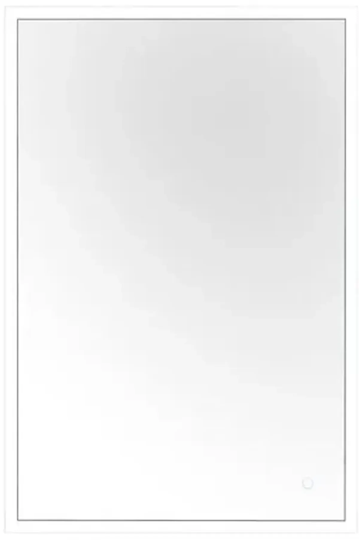 Oshanna Illuminated LED Wall Mirror - Silver/White