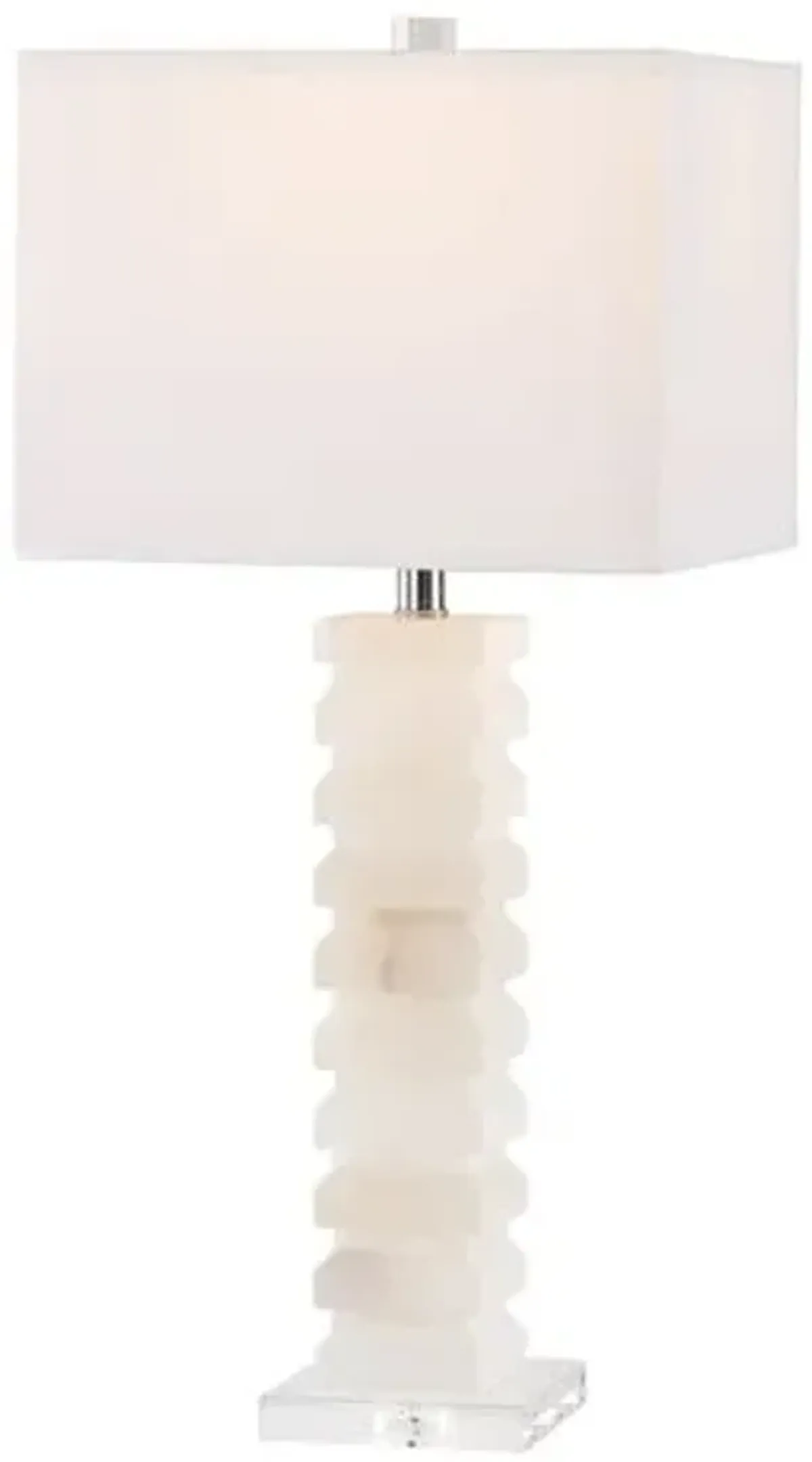 Adricson Alabaster Table Lamp - White