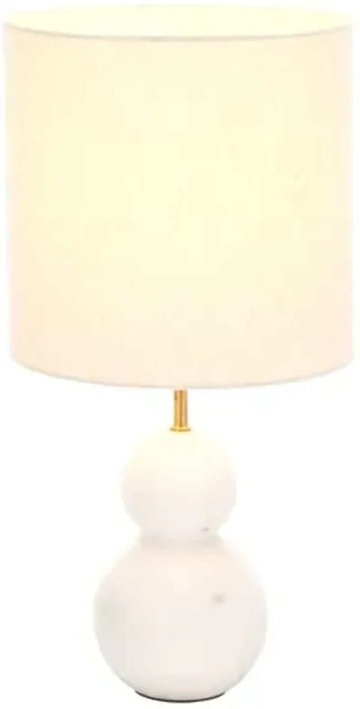 Sylla Marble Table Lamp - White