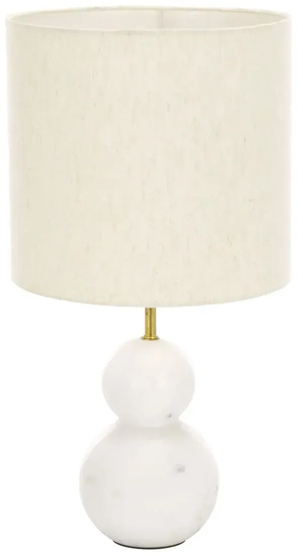 Sylla Marble Table Lamp - White