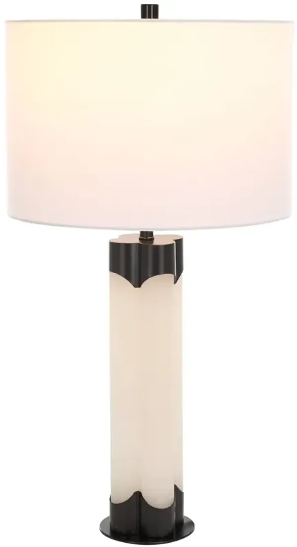 Loris Alabaster Table Lamp - White