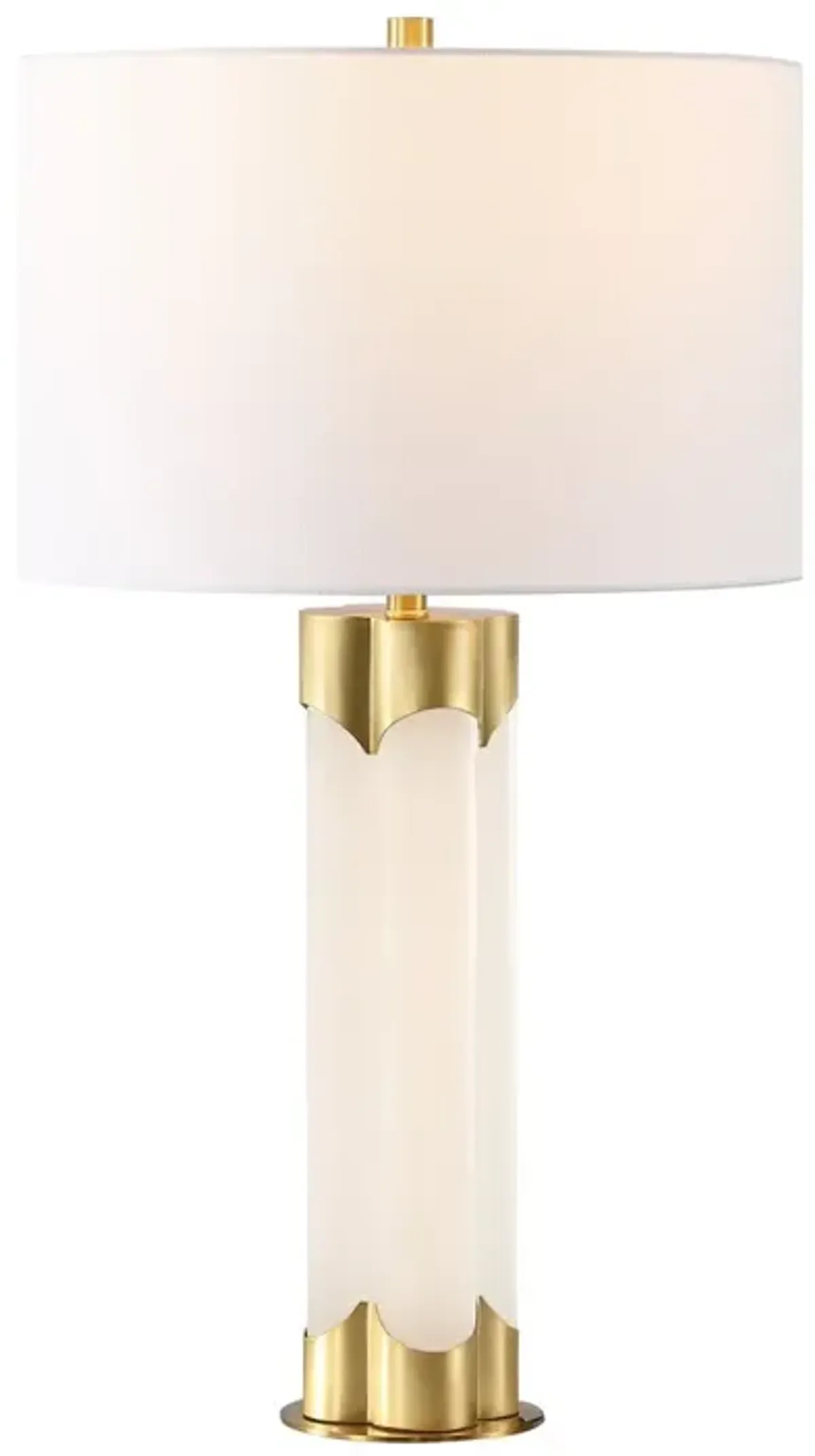 Loris Alabaster Table Lamp - White