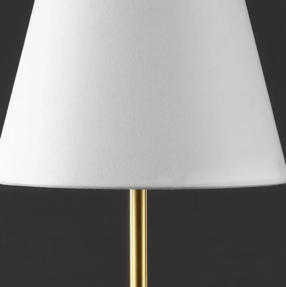 Xymori Alabaster Table Lamp - Gold/White