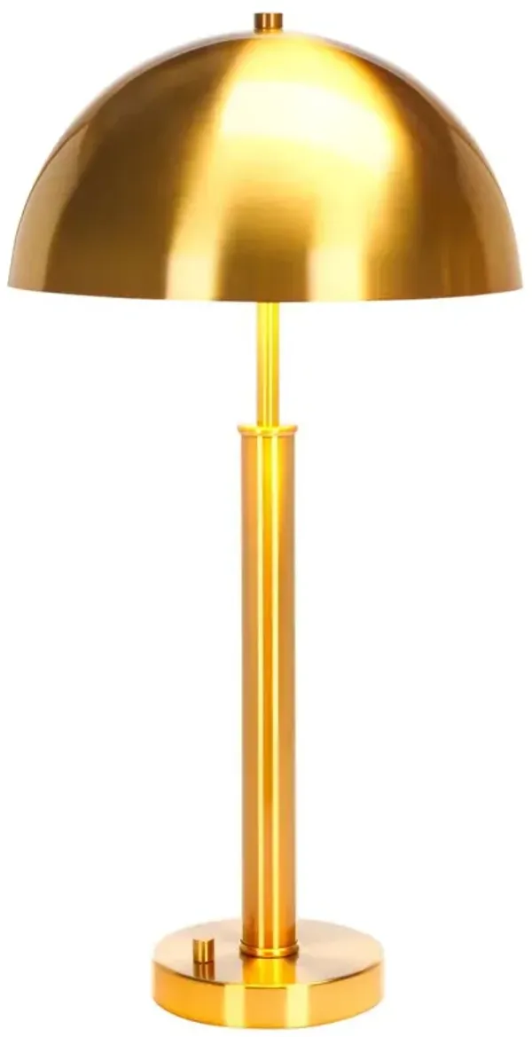 Elovie Iron Dome Table Lamp - Gold