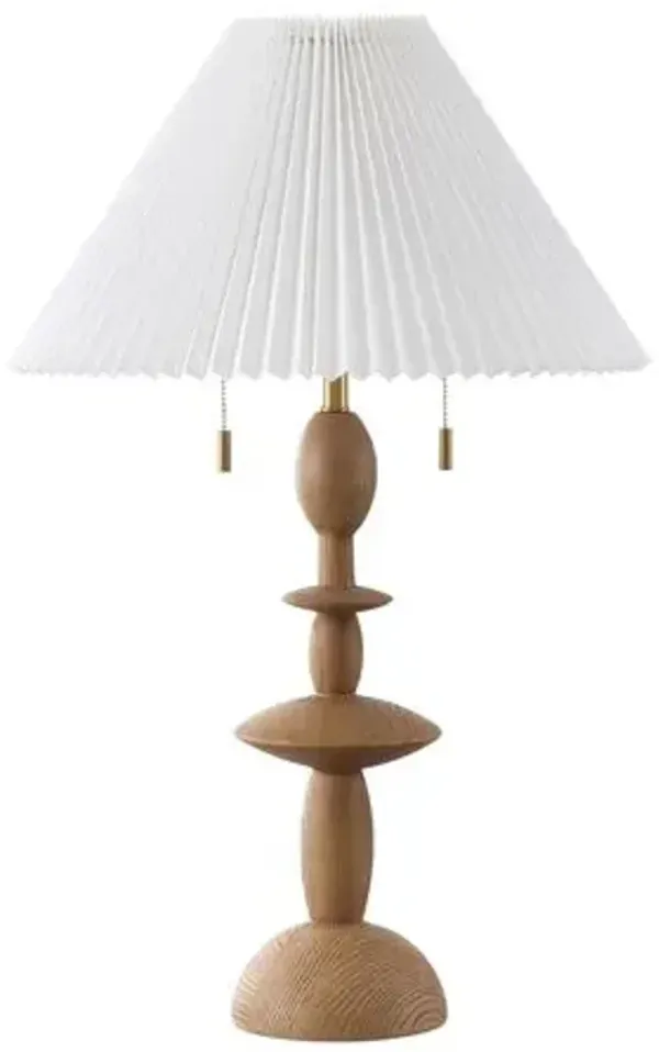 Alitha Table Lamp - Natural - Brown