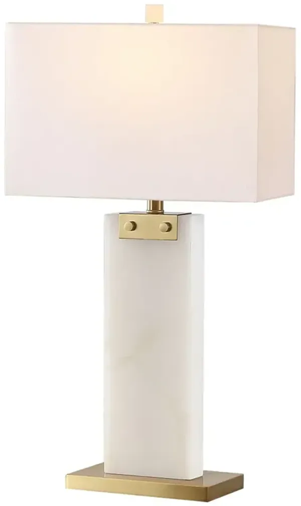 Garreth Alabaster Table Lamp - Gold