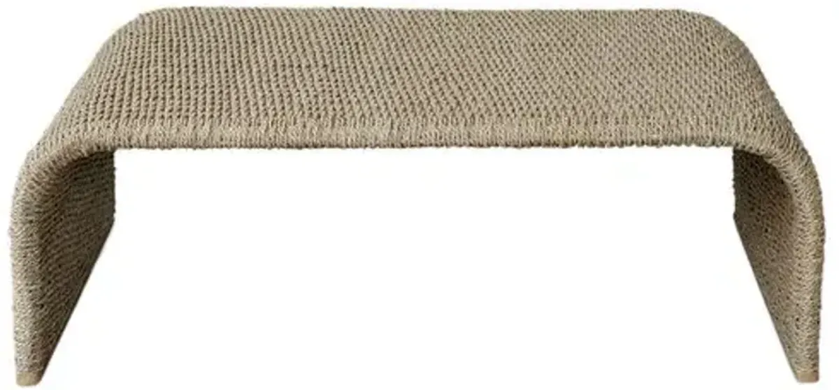Camellia Seagrass Coffee Table - Brown