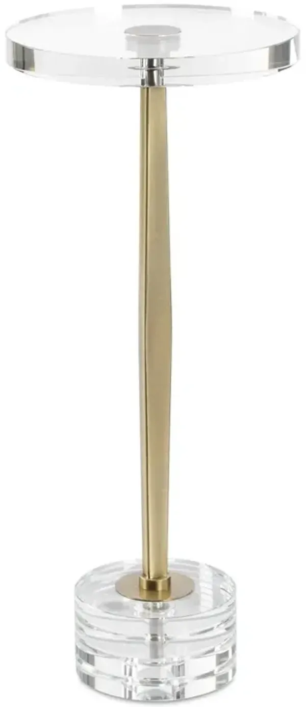 Eamon Crystal Drink Table - Gold