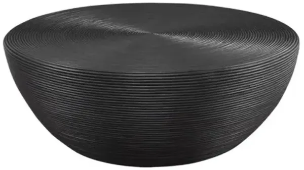 Noelia Rattan Coffee Table - Black
