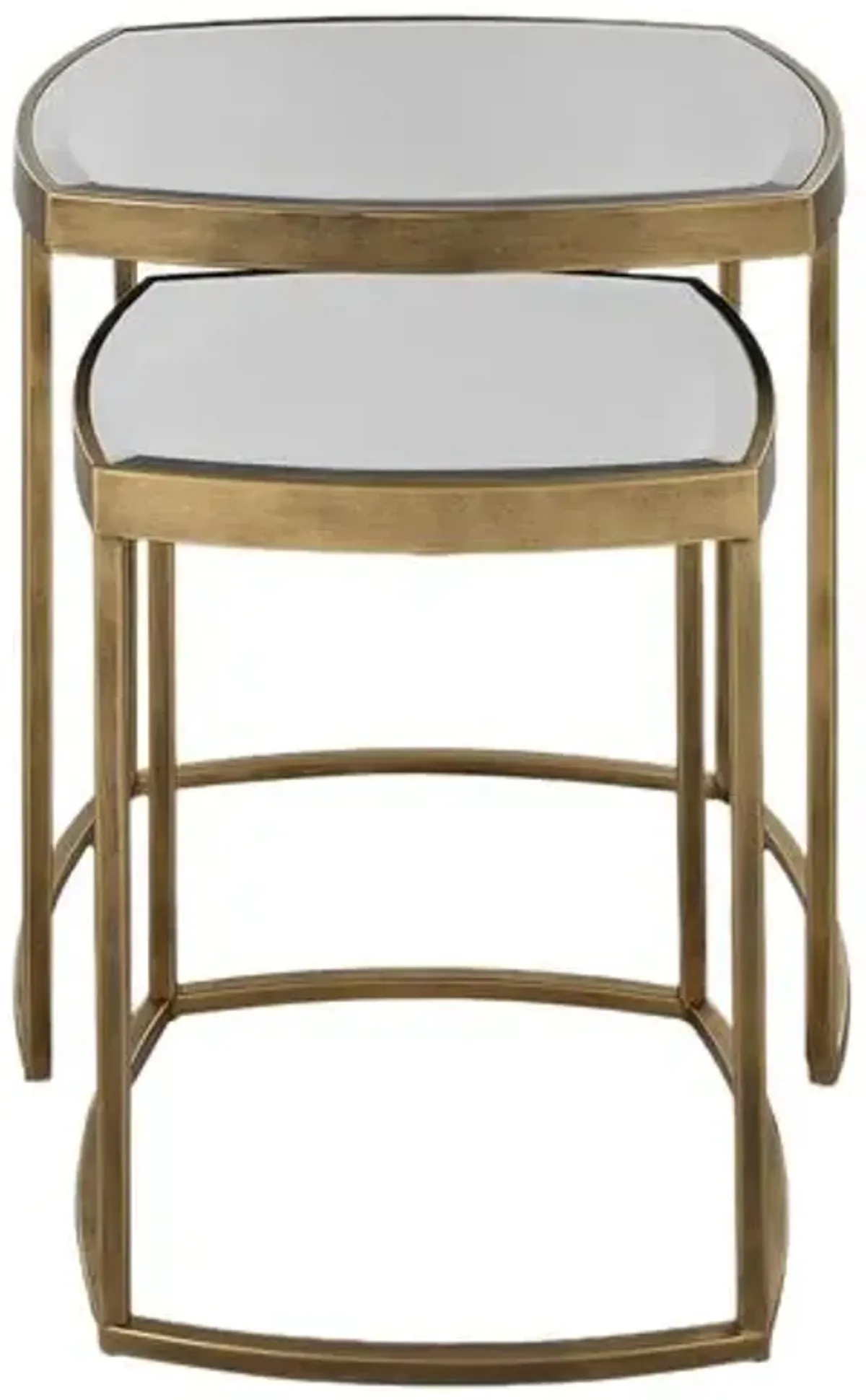Set of 2 Niccolo Nesting Tables - Gold