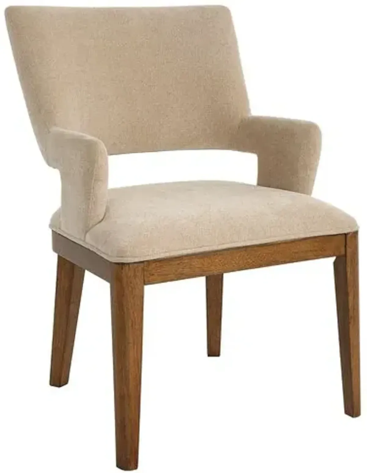 Elodie Dining Arm Chair - Textured Brown