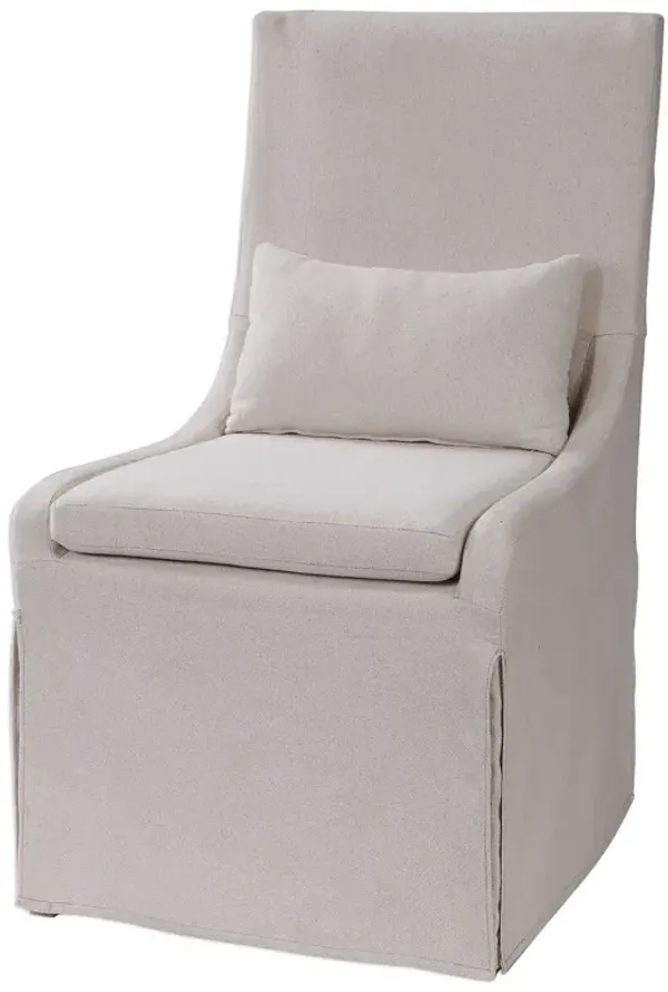 Orson Linen Armless Dining Chair