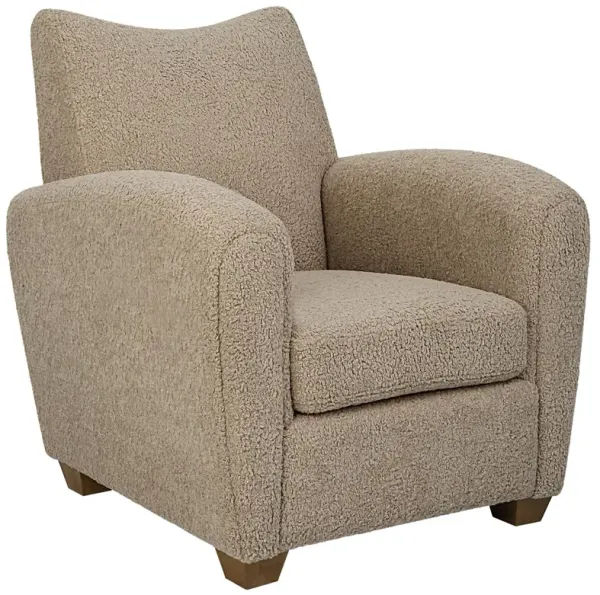 Thaddeus Faux Shearling Accent Chair
