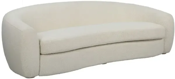 Marigold Textured Boucle Sofa, White