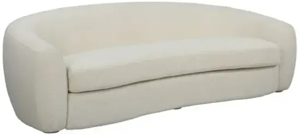 Marigold Textured Boucle Sofa - White