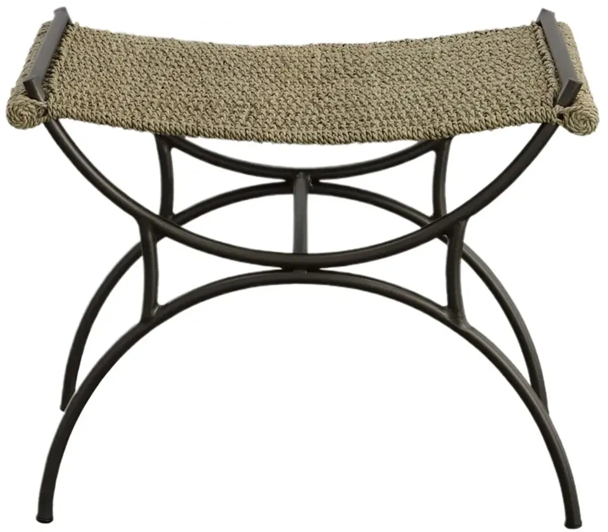 Yanis Small Bench, Natural Seagrass
