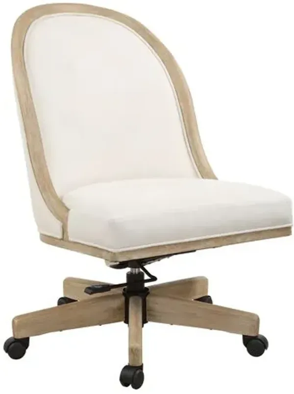 Orlanth Desk Chair - White