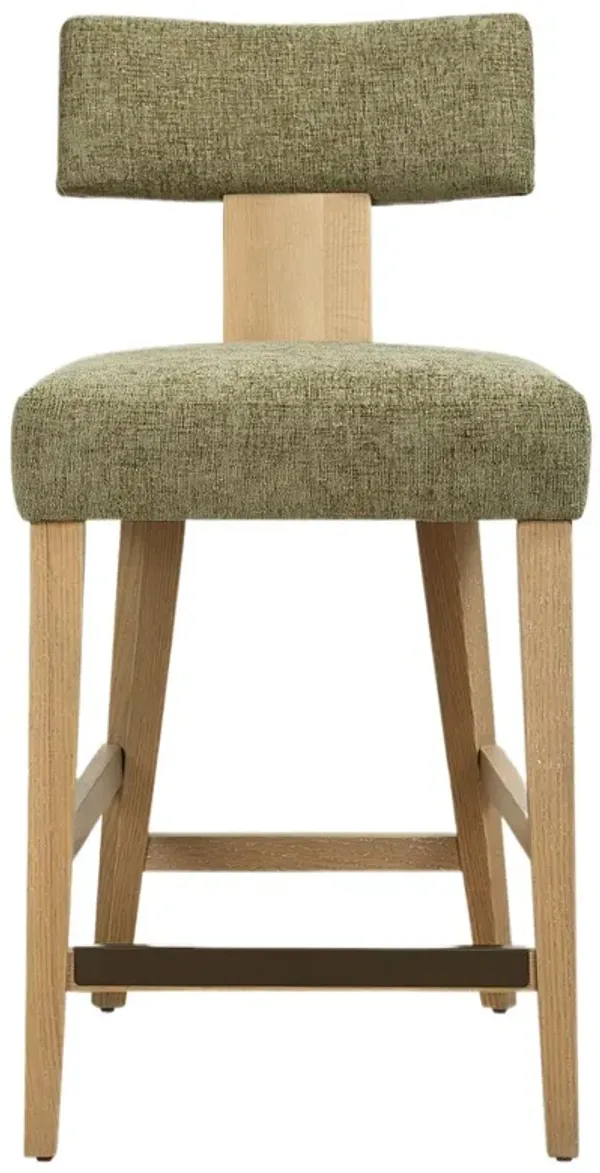 Vivienne Chenille Velvet Performance Counter Stool
