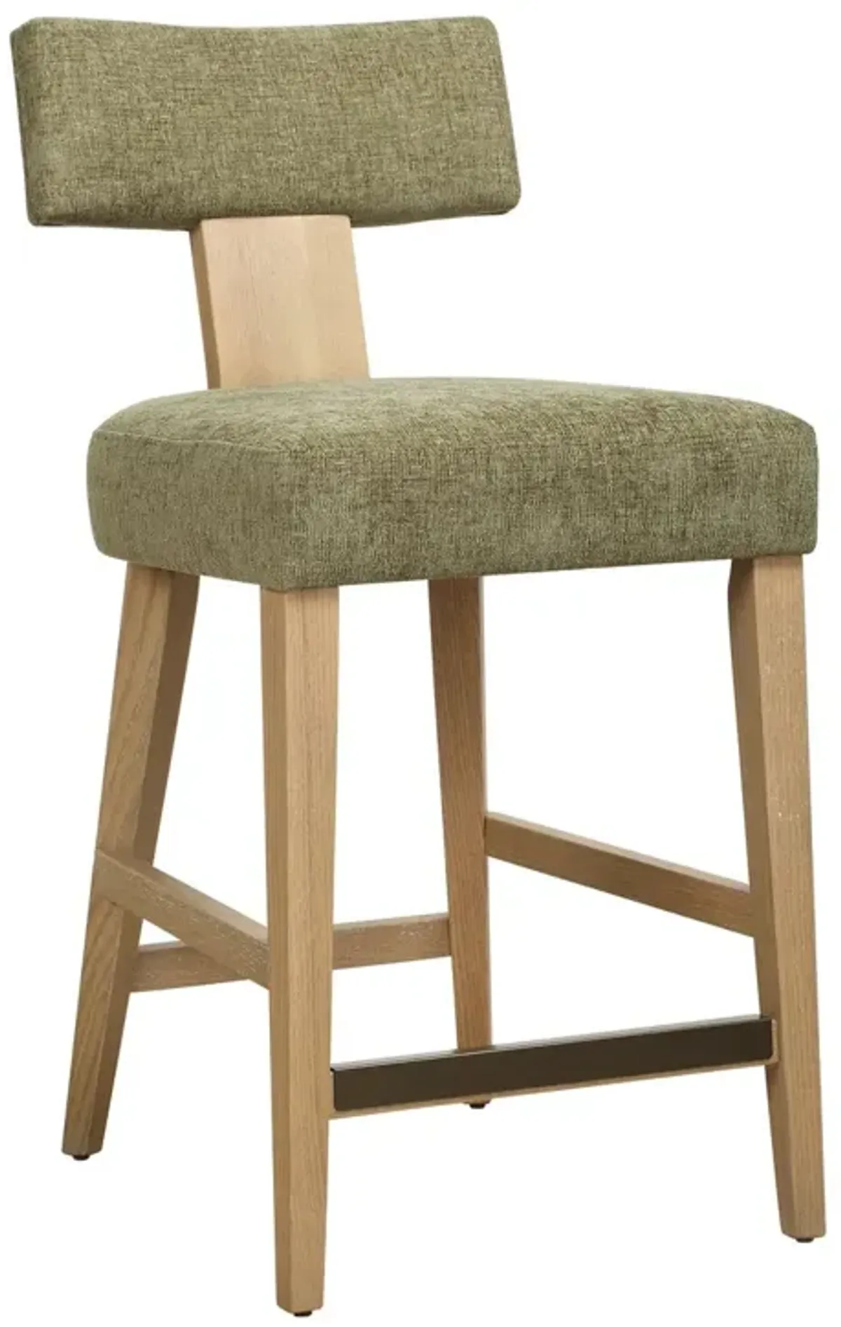 Vivienne Chenille Velvet Performance Counter Stool