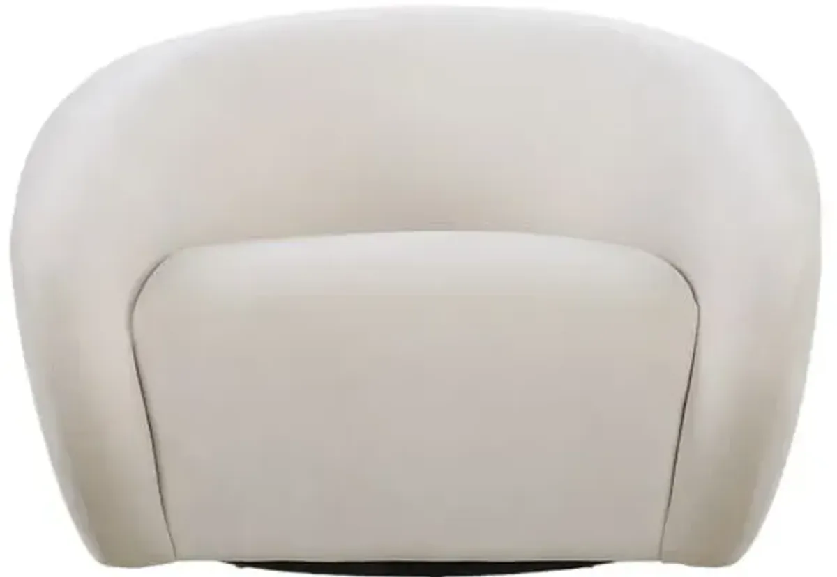 Estelle Velvet Swivel Chair