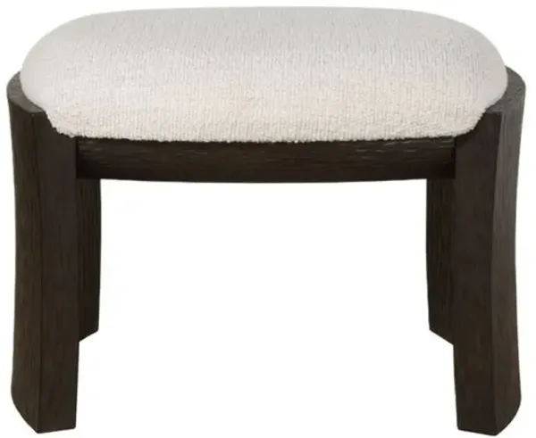 Balthazar Small Boucle Bench - Brown