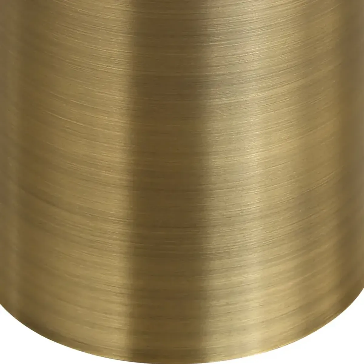 Nerissa Marble Drink Table - Brass - Gold