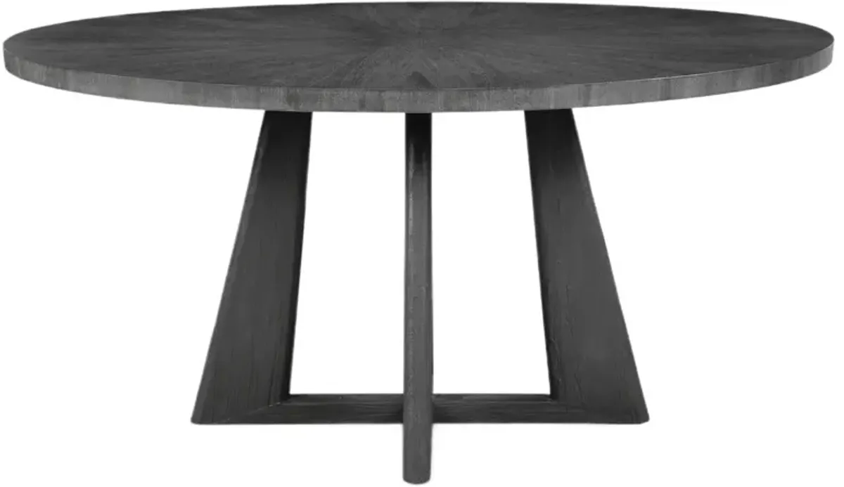 Leonid 60" Oval Dining Table, Dark Walnut